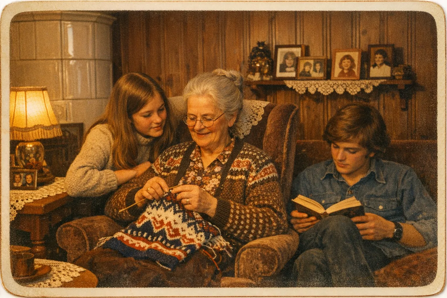 Bestemor og barnebarna